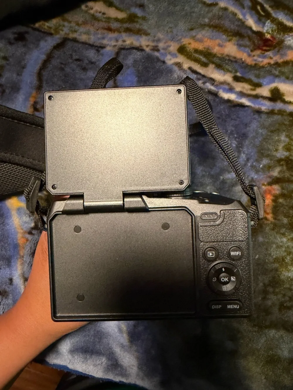 Black digital camera